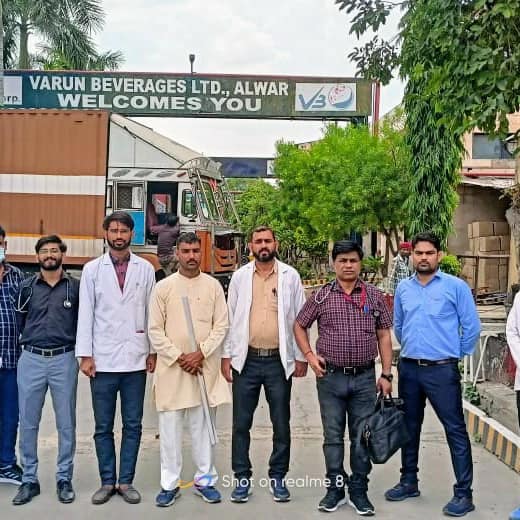 Varun Beverages Limited PEPSI Factory Health Adoption Programme, MIA, ALWAR  09 06 2023